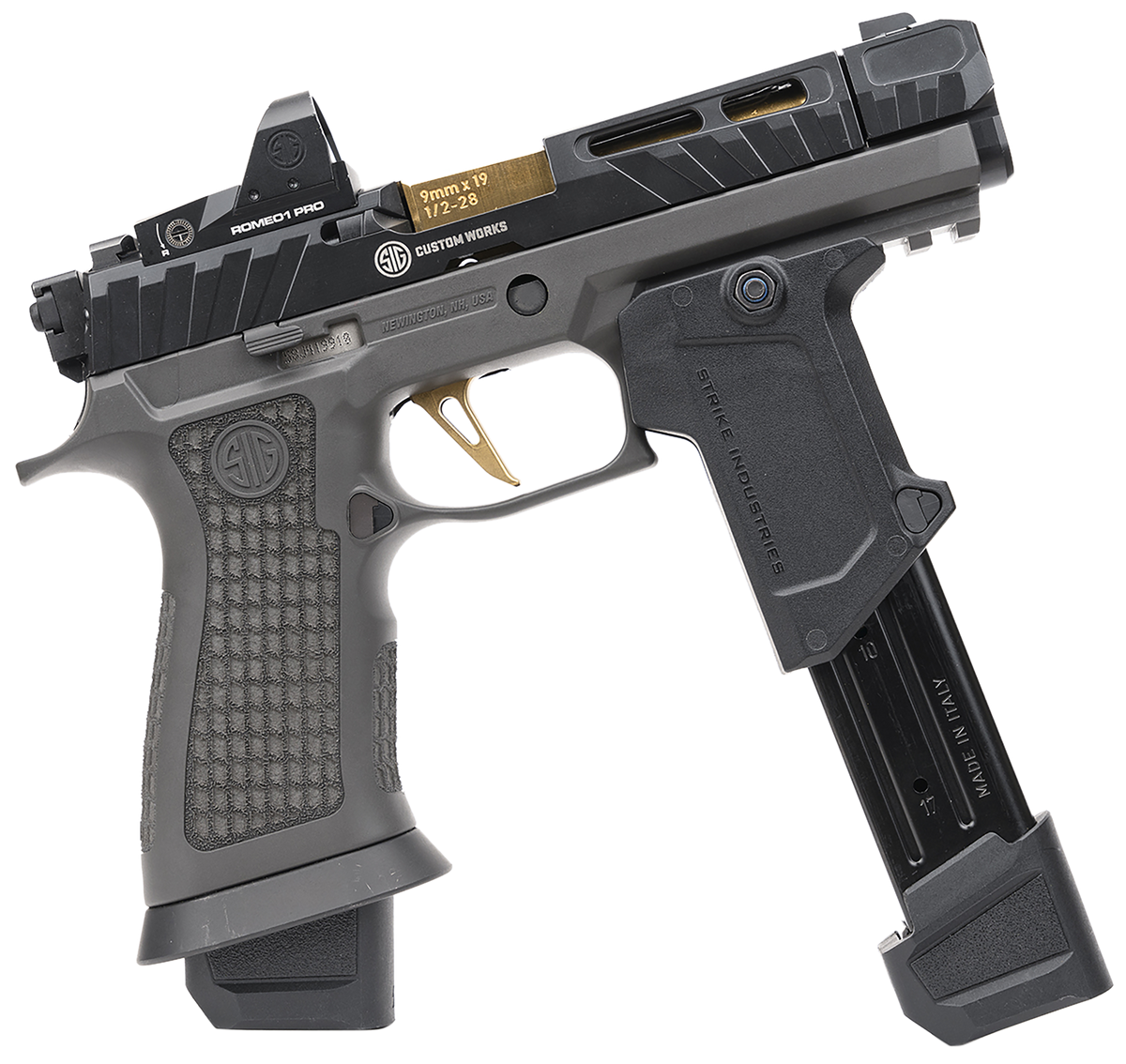 Strike Industries P320 Spare Magazine Holder Black Polymer Ambidextrous — view 3