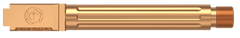 CMC Triggers Match Precision 9mm Luger 4.48" Fluted/Threaded Barrel - Glock 17 Gen 3-4 - Bronze DLC — view 3