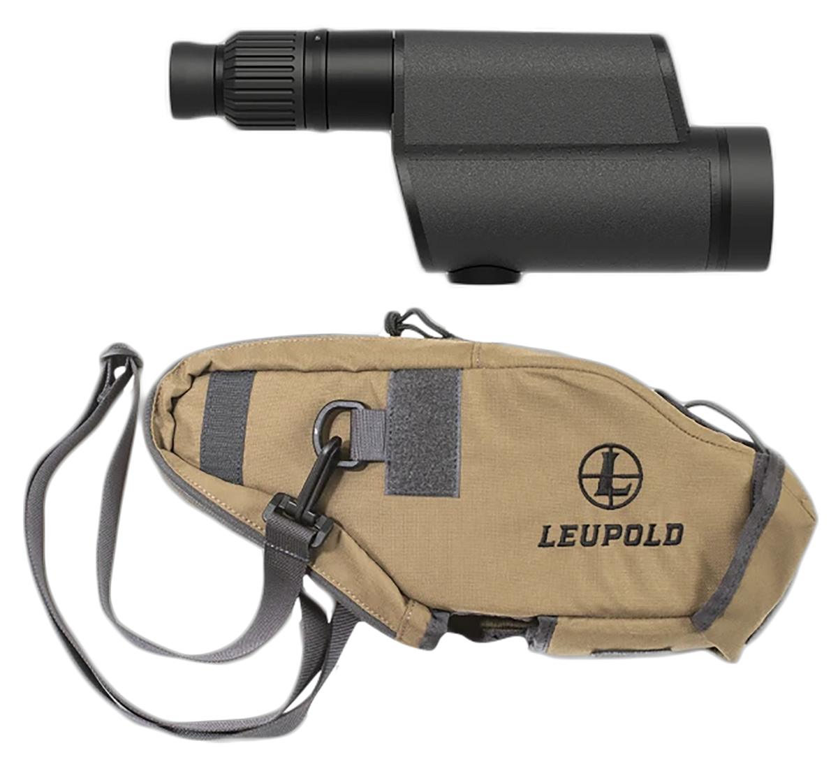 Leupold Mark 4 12-40x60mm Straight Body Inverted H-32 Spotting Scope - Black Carbon Fiber/Magnesium — view 3