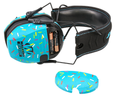 Walkers Game Ear Razor Slim Electronic Muff 23 dB Over the Head - Blue Sprinkles — view 3