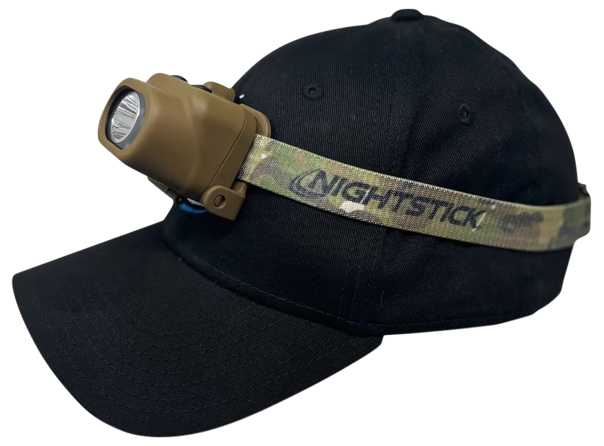 Bayco Nightstick NSP-4610C Multi-Function Headlamp Green/Red/White LED Flat Dark Earth/Camo 93 Meter Beam — view 3