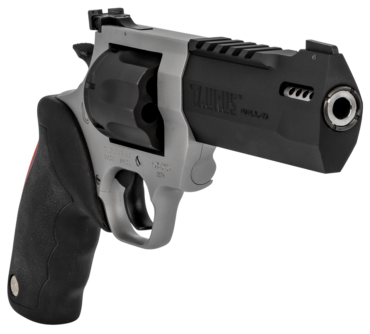 Taurus Raging Hunter 357 Mag 5.12" 7-Rd DA/SA Revolver - Matte Black Oxide/Stainless — view 3