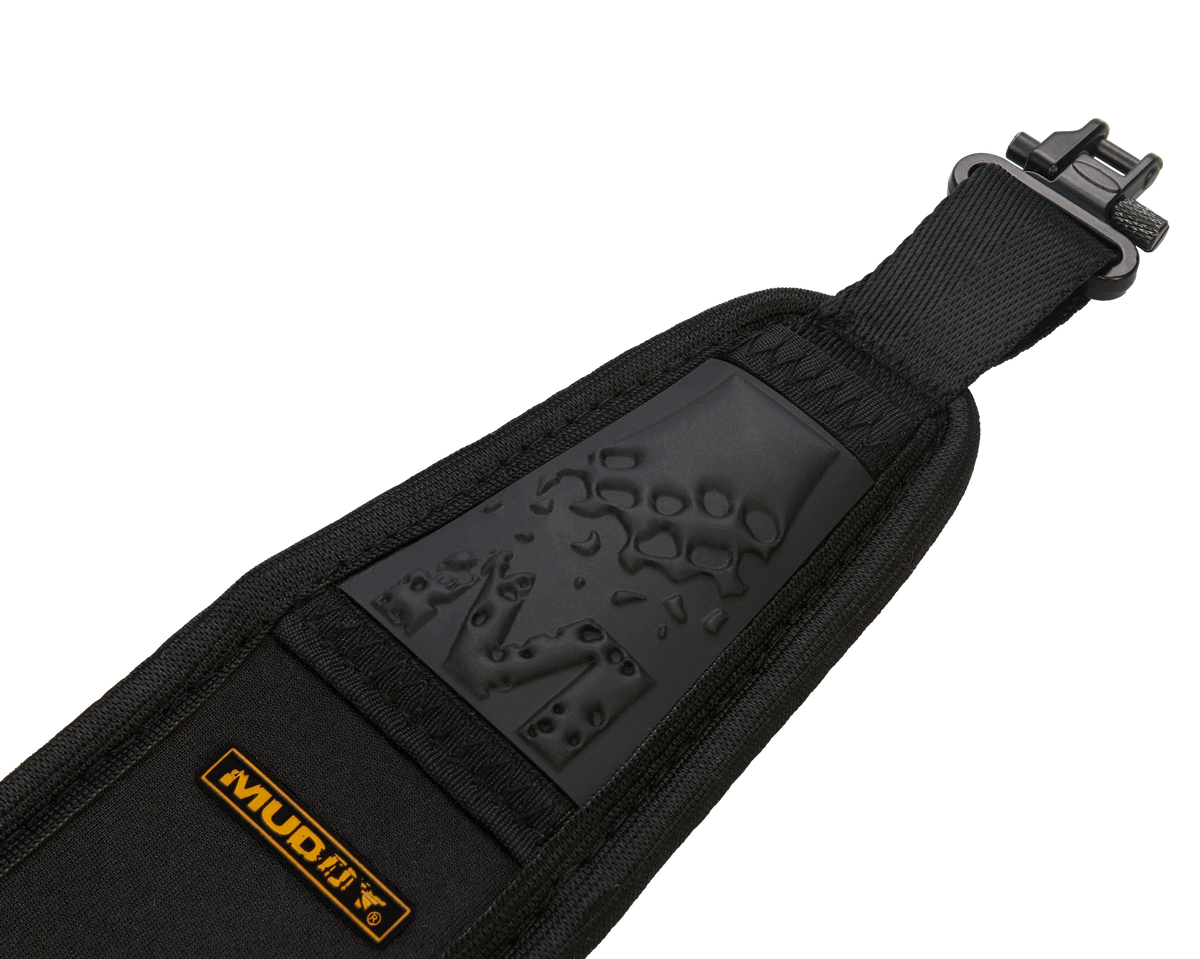 Muddy Pathfinder Rifle/Shotgun Sling - Black Neoprene QD Swivels — view 3