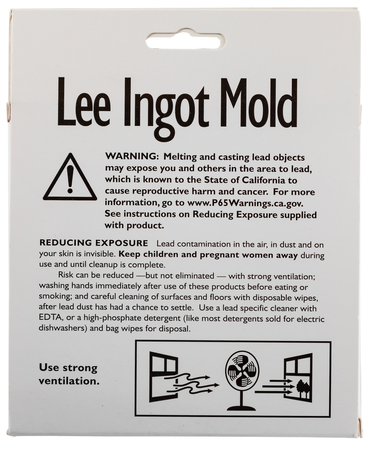 Lee Precision 90029 Ingot Mold 1/2 & 1 lb Aluminum/Wood Silver — view 3
