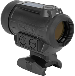 Holosun ARO-EVO 1x 26mm 2 MOA Gold Dot Reticle Black Anodized Enclosed Red Dot Sight — view 3