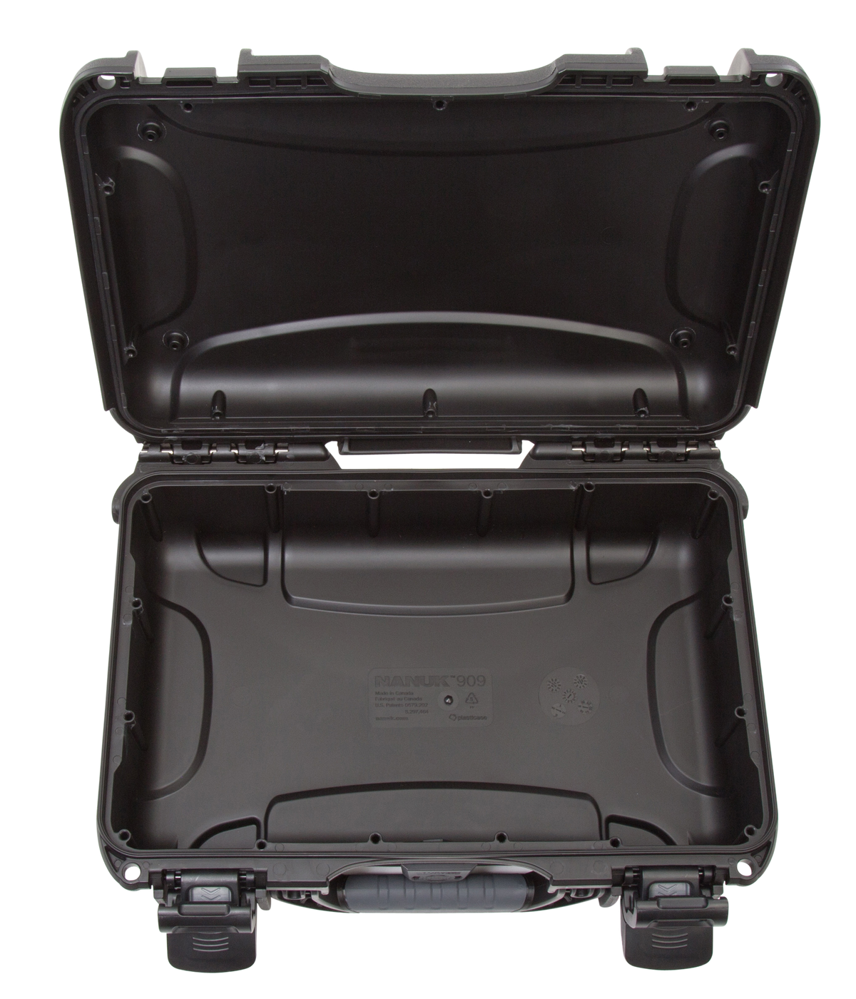 Nanuk 909 Waterproof Hard Case Black Resin w/ Foam Padding - Airline Approved — view 3