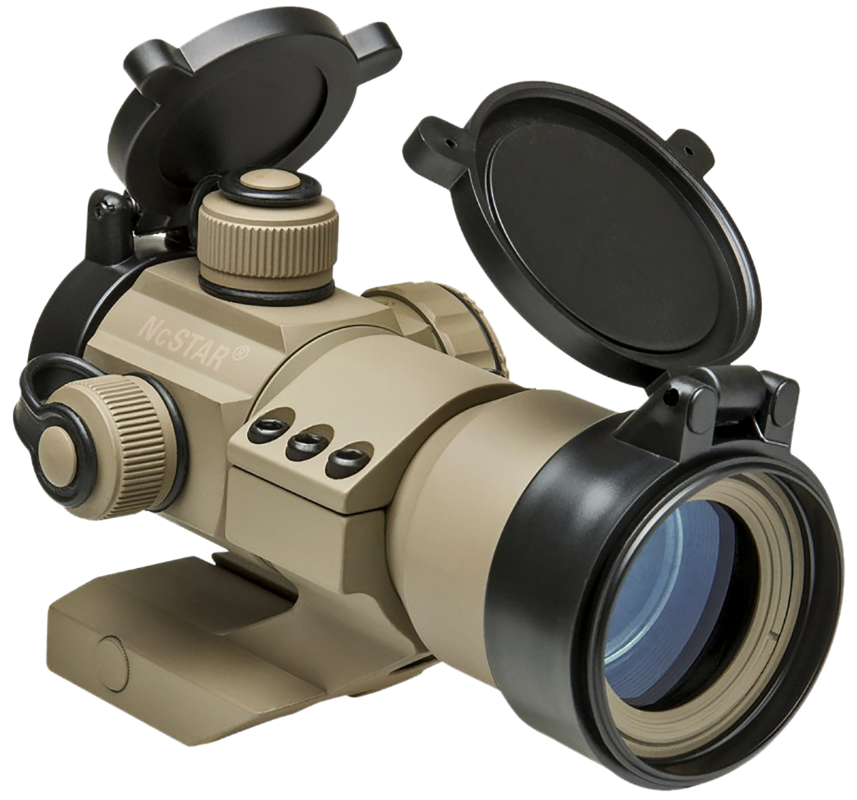 NcSTAR DRGB135T 1x 35mm Tube Reflex Optic 3 MOA Red/Green/Blue Dot Tan — view 3