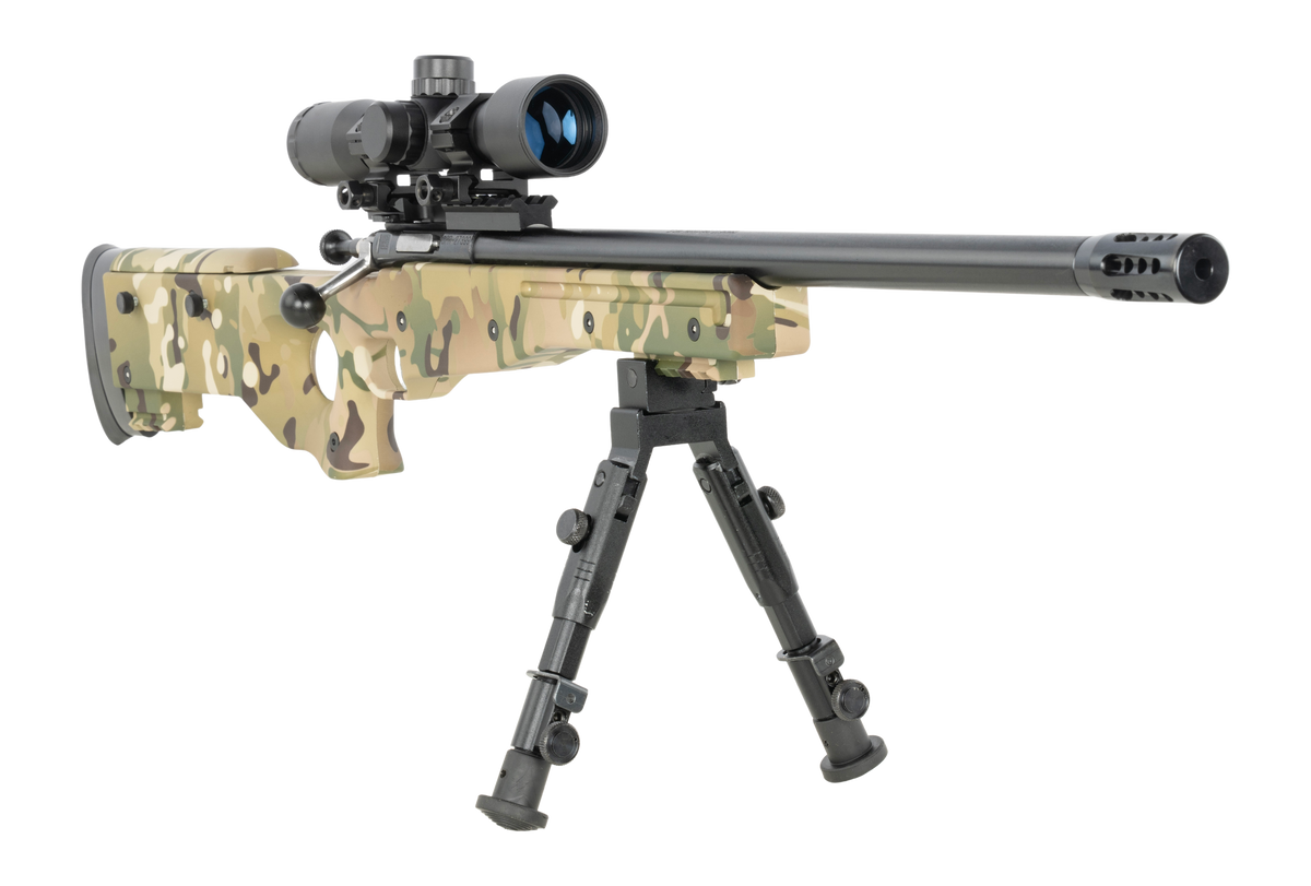 Crickett Precision Gen2 22 LR 16.125" 1-Rd Bolt Action Rifle - MultiCam Synthetic Stock — view 3