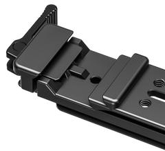 Leofoto USA NR-140D Nodal Slide Rail 6.69" Aluminum Arca/Picatinny Clamp - Black — view 3