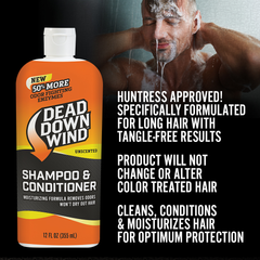 Dead Down Wind Shampoo & Conditioner 12 oz Odor Eliminator Unscented — view 3