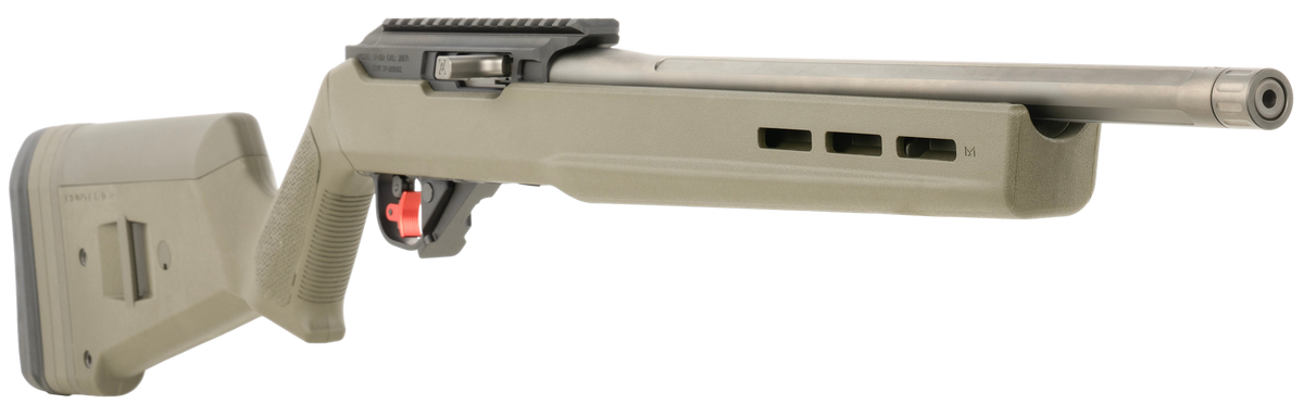 True Precision TP/22 22 LR 16" Match Grade Barrel Rimfire Rifle - Green/Black/Gray — view 3