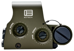 EOTech XPS2-0 1x 1 MOA Red Dot/68 MOA Ring Holographic Sight - OD Green — view 3