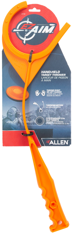 EZ-Aim 22701 Hand Held Clay Target Thrower Single Ambidextrous Orange — view 3