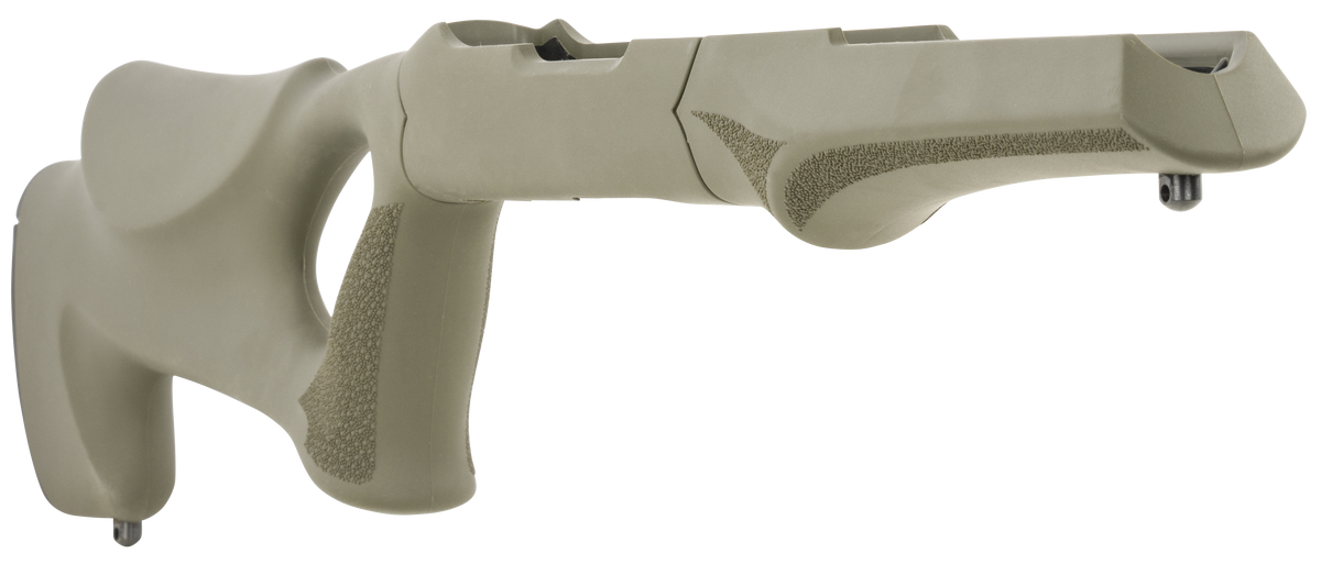 Hogue 22270 Tactical Thumbhole Stock OD Green OverMolded Rubber - Ruger 10/22 .920" Barrel Right Hand — view 3