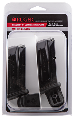 Ruger 90686 Security-9 Compact 9mm Luger 10rd Black Oxide Steel Pistol Magazine 2-Pk — view 3