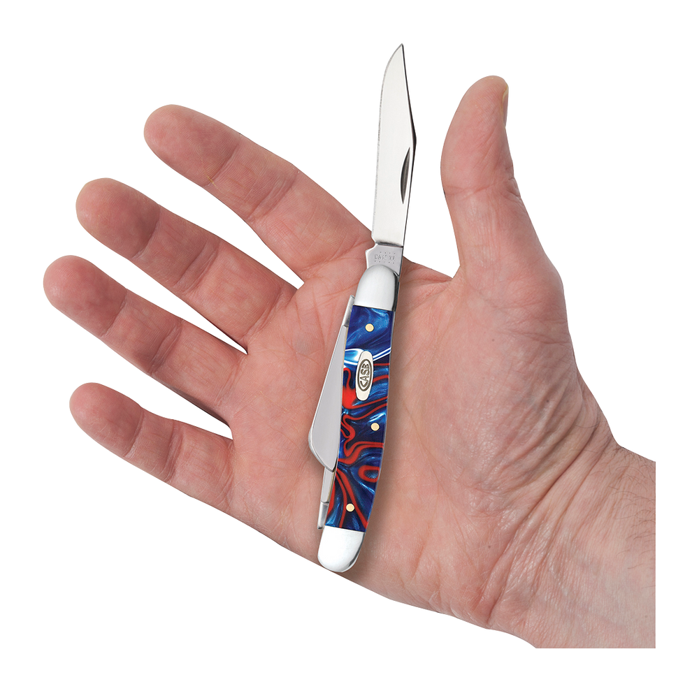 Case 11201 Patriotic Kirinite Medium Stockman Folding Pocket Knife — view 3
