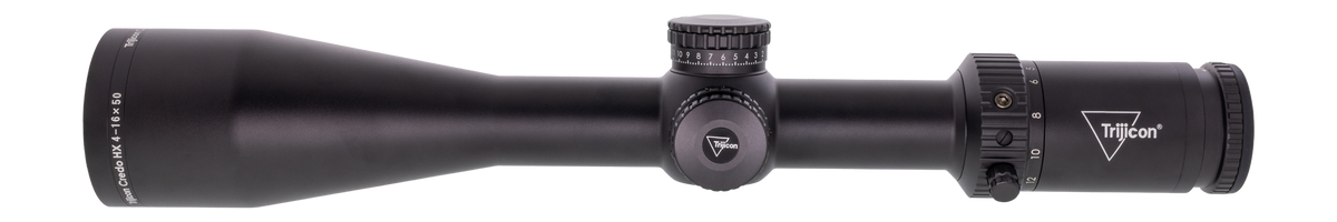 Trijicon Credo HX 4-16x50 30mm Tube SFP PowerDot BDC Hunter Holds Riflescope - Satin Black — view 3