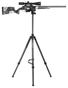 Bog-Pod DeathGrip Sherpa Carbon Fiber Shooting Tripod 10.25"-54.5" 3-Leg Clamp - Black — view 3