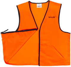 Allen 15766 Deluxe Blaze Orange Hunting Vest Large Polyester — view 3