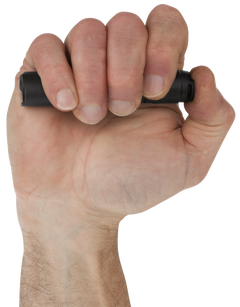 Bayco Nightstick MT-210 Mini-TAC Pro AA 50/80/150 Lumen White LED Flashlight - Black Anodized — view 3