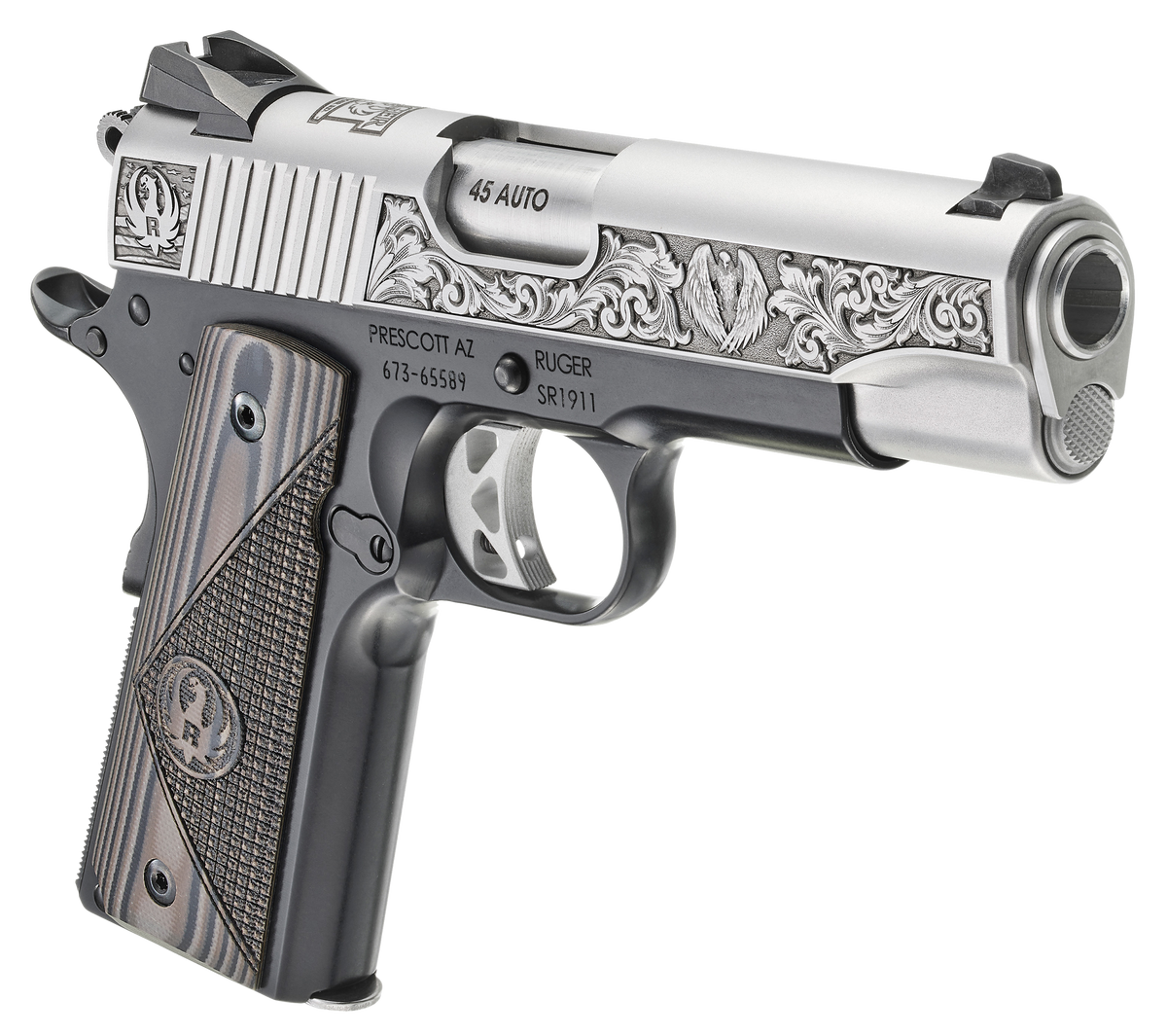 Ruger SR1911 Prescott, AZ Edition 45 ACP 4.25" 7+1 Semi-Auto Pistol - Limited 500 Units — view 3