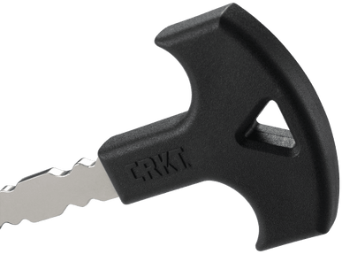 Columbia River CRKT 9705 Williams Defense Key 3.57" 3CR13 Steel Matte Black - Includes Phillips Screwdriver — view 3