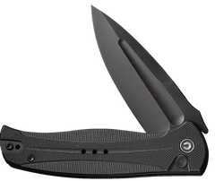 Civivi Knives Incindie 3.48" Folding Spear Point Plain 14C28N Black Stonewash G10 Handle — view 3