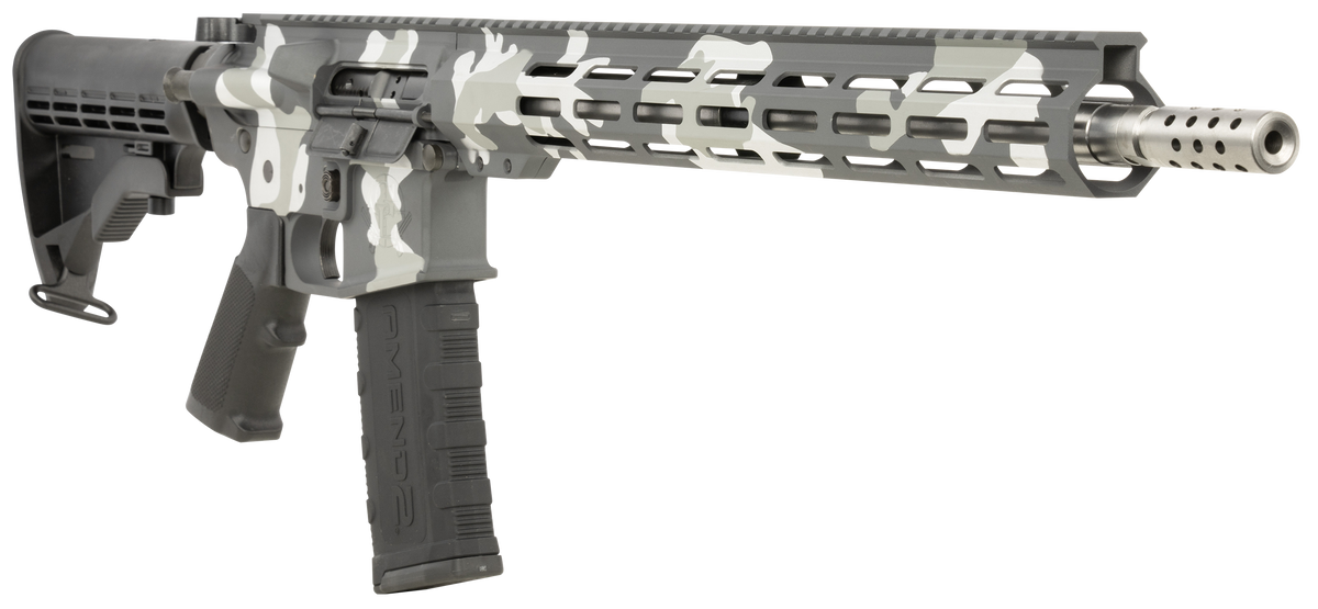 Great Lakes Firearms GL15 Mission 223 Wylde 16" 30+1 Semi-Auto Rifle - Urban Camo — view 3