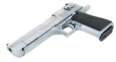 Magnum Research Desert Eagle Mark XIX L5 357 Mag 5" 9+1 Semi-Auto Pistol - Muzzle Brake - Black/Brushed Chrome — view 3