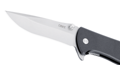 Columbia River CRKT Drifter 6450D2C 2.88" Folding Drop Point Plain D2 Stonewashed Black G-10 Liner Lock Knife — view 3