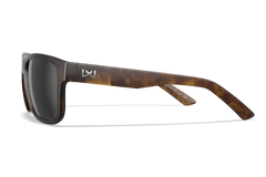 Wiley X Ovation CAPTIVATE Polarized Black Mirror Lens Matte Tortoise Frame — view 3