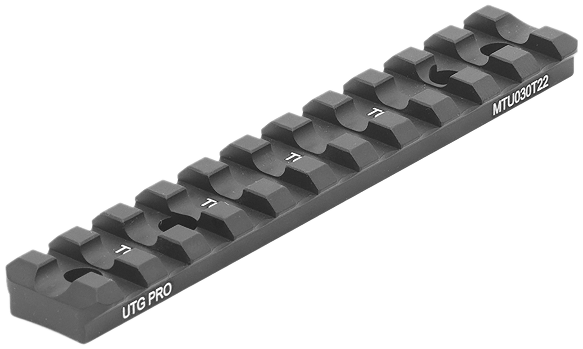 Leapers UTG PRO MTU030T22 Ruger 10/22 Picatinny Rail Mount - Matte Black Aluminum — view 3