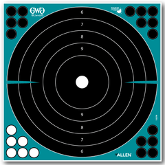 Girls With Guns Splash 12" Self-Adhesive Paper Bullseye Target 5 Pack — view 3