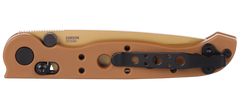 Columbia River M16-10XD 3.03" Folding Tanto Veff Serrated 8Cr14MoV Titanium Nitride Desert Tan GRN Crossbar Lock Knife — view 3