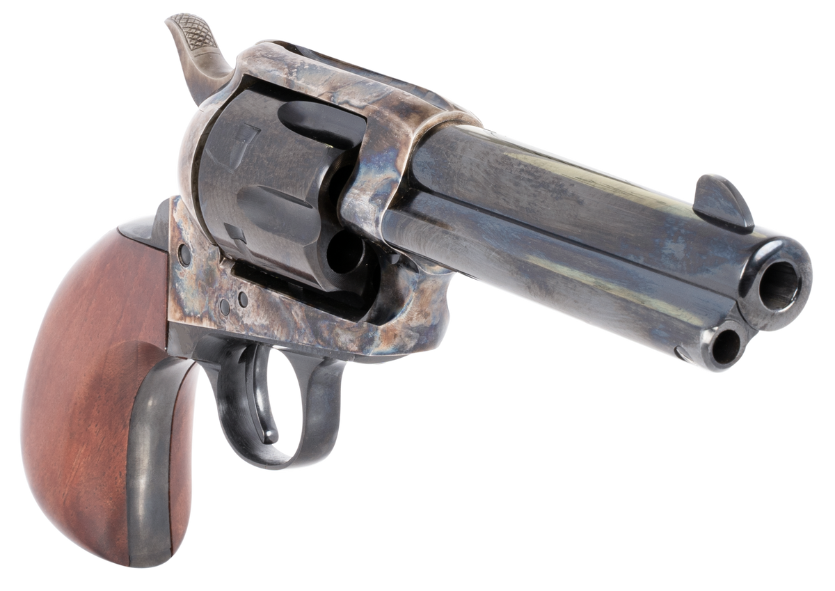 Taylor's & Company 1873 Cattleman 357 Mag 4.75" 6-Rd SAO Revolver - Birdshead Walnut Grip — view 3