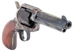 Taylor's & Company 1873 Cattleman 357 Mag 4.75" 6-Rd SAO Revolver - Birdshead Walnut Grip — view 3