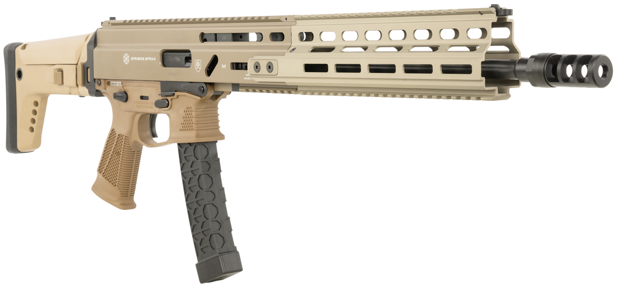Grand Power Stribog SP9A3 Enhanced 9mm Luger 16" 30+1 Semi-Auto Rifle - Flat Dark Earth — view 3