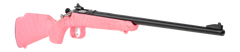 Crickett KSA2341 My First Rifle Gen2 22 LR 16.13" 1-Rd Bolt Action Rifle - Pink w/Gold Webbing Synthetic Stock — view 3