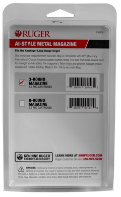Ruger Precision/Hawkeye Long-Range Target 6.5 PRC 3rd Steel Magazine - Black — view 4