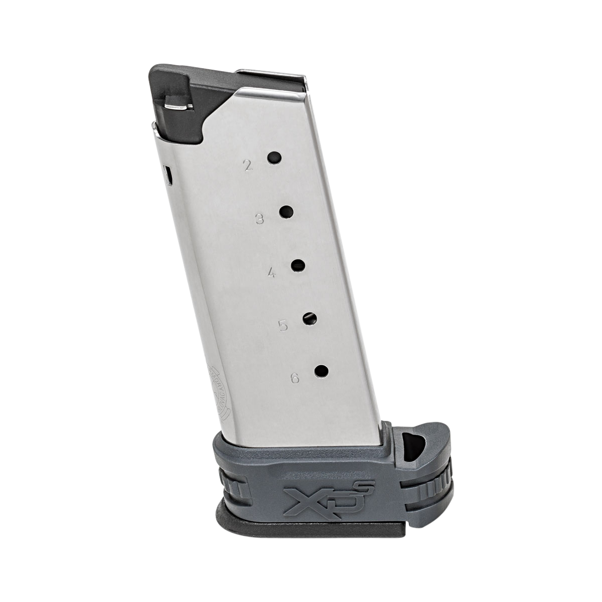 Springfield Armory XD-S Mod.2 45 ACP 6-Rd Pistol Magazine - Stainless w/Gray Sleeve — view 4