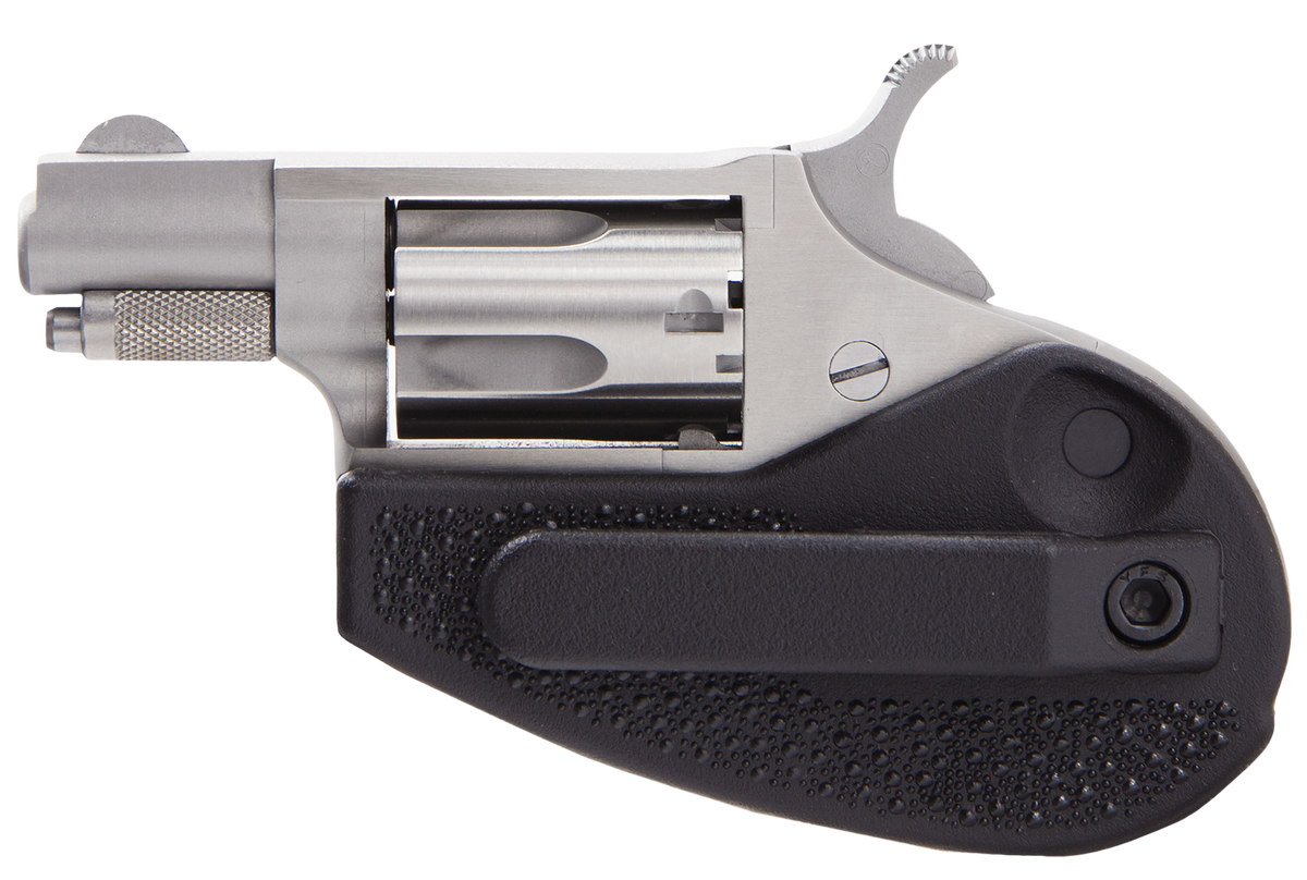 North American Arms 22LRHG Mini-Revolver 22 LR 1.13" 5-Shot SAO Revolver - Black Synthetic Holster Grip — view 4