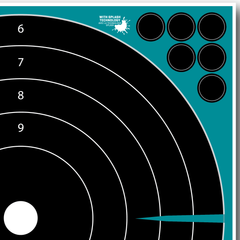 Girls With Guns Splash 12" Self-Adhesive Paper Bullseye Target 5 Pack — view 4