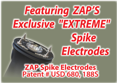 PSP ZAP Hike 'N Strike Stun Cane 29-56" 950,000V Orange — view 4