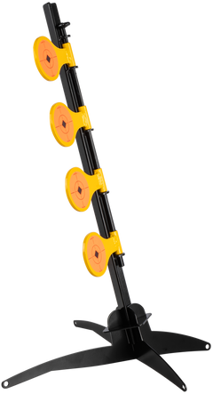 Birchwood Casey World of Targets Dueling Tree 3.5" Rimfire Steel Target - Orange/Yellow — view 4