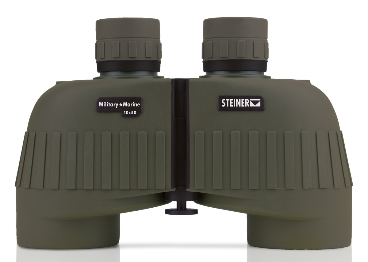 Steiner 2035 Military-Marine 10x50mm Porro Prism Binoculars - OD Green Makrolon Rubber Armor — view 4