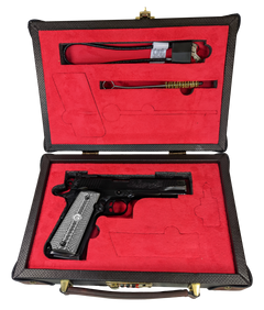 EAA Girsan MC1911 S Lux 45 ACP 5" 8+1 Semi-Auto Pistol - Black Chrome Engraved — view 4