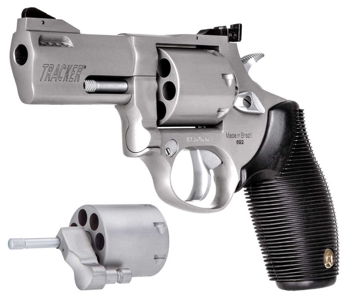 Taurus 692 38 Special +P/357 Mag/9mm Luger 3" 7-Shot DA/SA Medium Frame Ported Revolver - Matte Stainless — view 4
