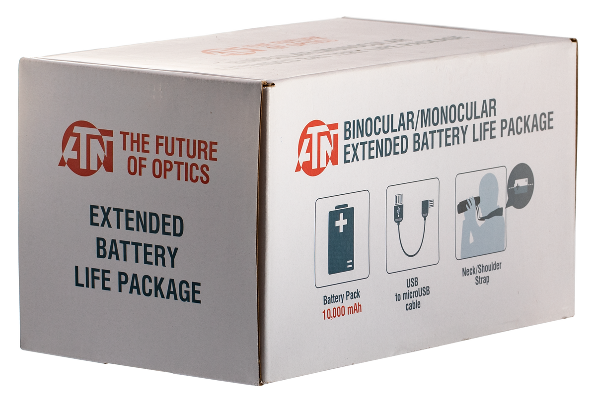 ATN Extended Life Battery Kit 10,000 mAh Rechargeable Power Pack - Silver — view 4