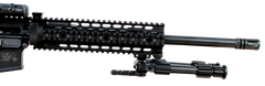 Caldwell Accumax Premium Pic Rail Bipod 6-9" Black Carbon Fiber — view 4