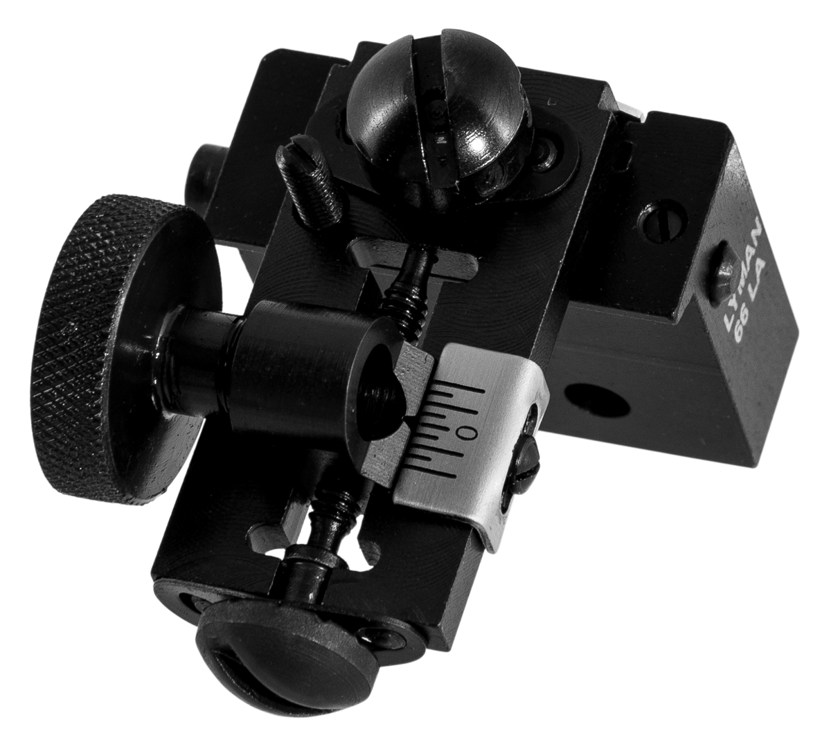 Lyman 66LA Receiver Peep Sight Marlin 336/1894/1895 - Black Aluminum — view 4